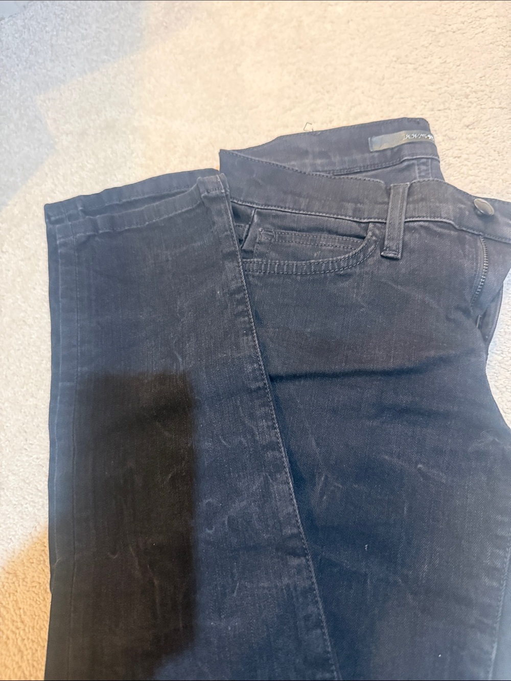 Joe's Jeans Black Straight Leg Pants